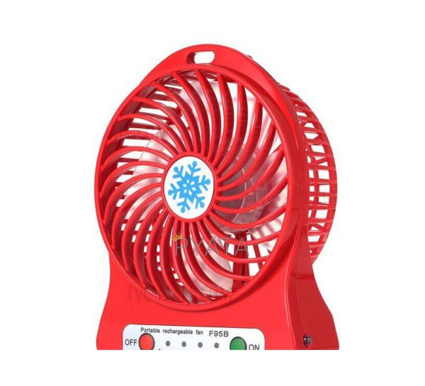 Міні-вентилятор Portable Fan Mini Червоний