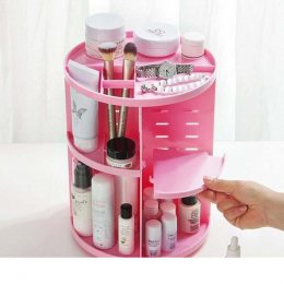 Органайзер для косметики 360 Rotation Cosmetic Organizer Pink