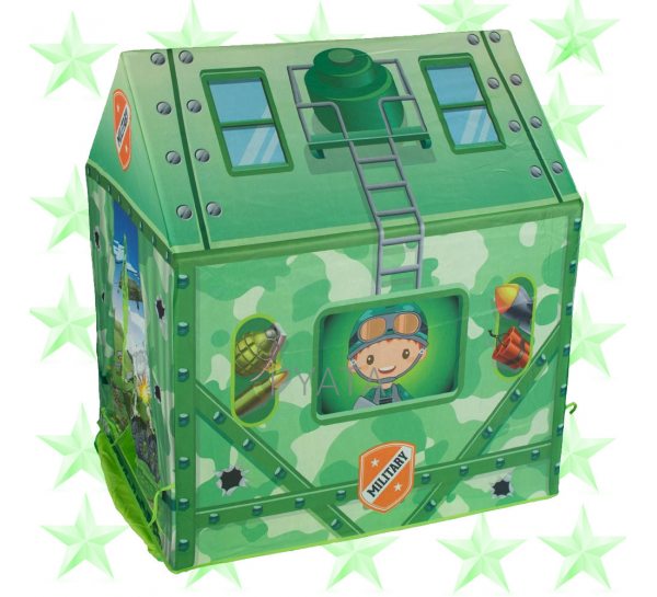 Ігрова військовий Намет Будиночок для дітей | Military Tent House for children (212)