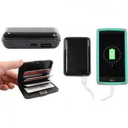 Кошелек Ipower Bank Wallet 10000 mah Черный