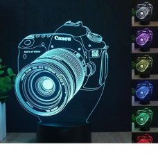 Светильник 3D Desk Lamp Фотоаппарат