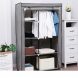 Складаний тканинний шафа Storage Wardrobe 68110 Темно-сірий (259)