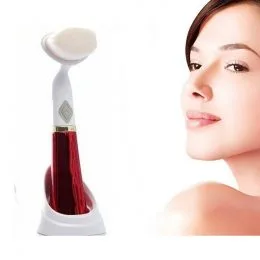 Ультразвукова щітка для вмивання та очищення обличчя Pobling face cleaner red