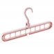Многофункциональная вешалка для одежды на 9 отверстий Mini Wonder Hanger 9 Pieces Розовая (575)