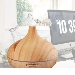 Увлажнитель воздуха Aroma Diffuser 7 LED color 300 мл светлое дерево
