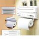 Кухонний диспенсер для плівки, фольги і рушників Kitchen Roll Triple Paper Dispenser