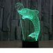 Светильник 3D Desk Lamp Дельфин