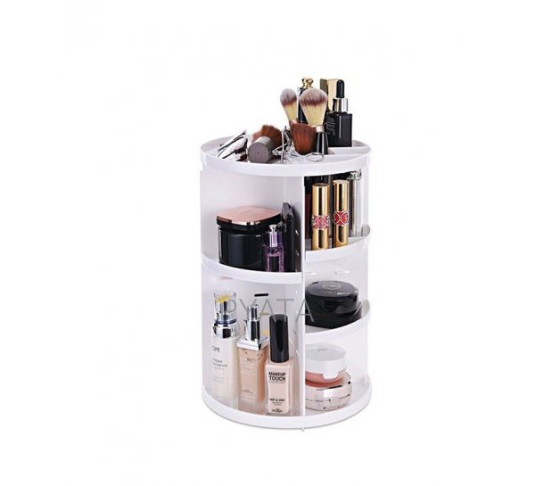 Органайзер для косметики 360 Rotation Cosmetic Organizer White