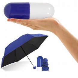 УЦІНКА! Міні-зонт кишеньковий в капсулі Синій