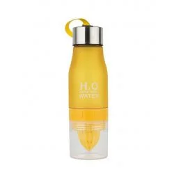 Бутылка соковыжималка H2O желтая