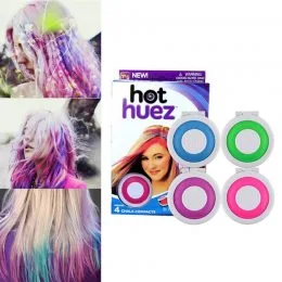 Цветные мелки для покраски волос Hot Huez (Хот Хьюз) 4 цвета (В)