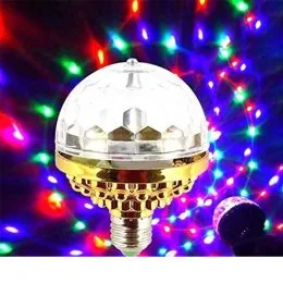 Світлодіодна диско лампа в патрон RGB RD-5006 Gold