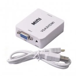 Конвертер переходник HDMI в VGA USB питание+audio HDMI2VGA (P-41)
