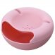 Миска для семечек с подставкой для телефона розовая