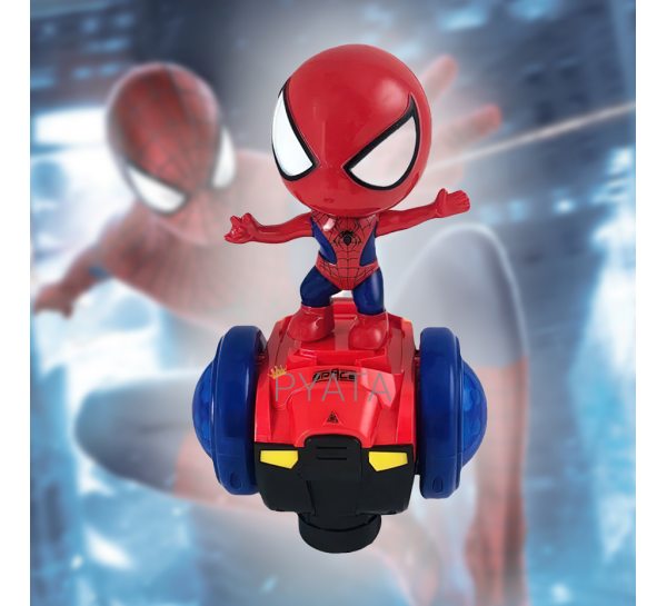 Интерактивная игрушка машинка Super SPIDER Car со световыми эффектами и музыкой