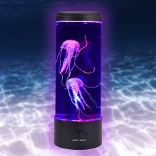 Большая лампа ночник медузы 28см Jellyfish MOOD Lamp, 7 режимов свечения, 2 медузы в комплекте