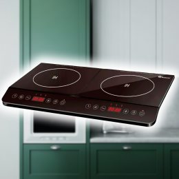 Електроплита індукційна Domotec MS-5872 4000W Black