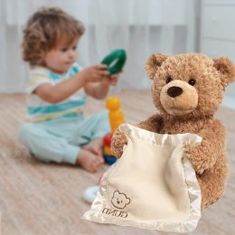 Детская Интерактивная игрушка говорящий Мишка Peekaboo Bear 33 см (205)