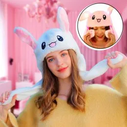 Шапка Pikachu Toys белая со световыми эффектами и двигающимися ушками (212)
