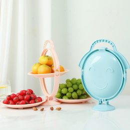 Підставка складна універсальна для фруктів, закусок та пригощань Creative Folding Fruit Plate (509)