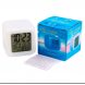 Часы хамелеон с будильником и термометром меняющие цвет (509)