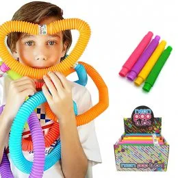 Розвиваюча іграшка антистрес гофра труба Pop Tubes 2,9 х19 см (30/1)