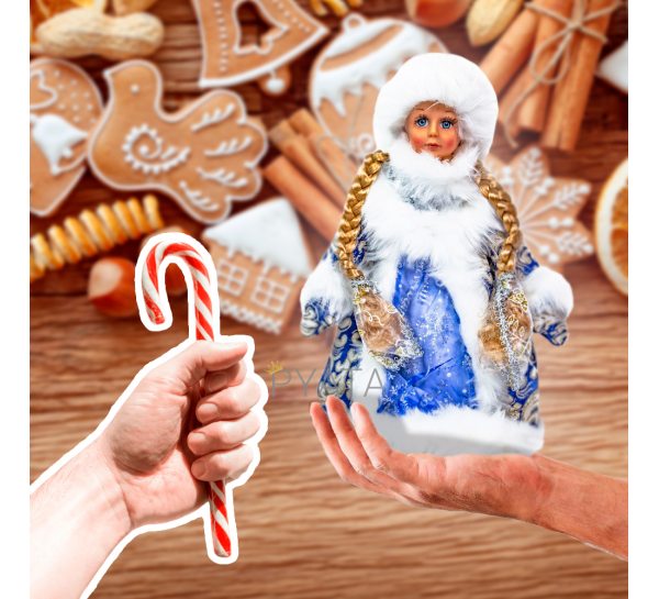 Сумка - сюрприз для солодощів та подарунків Снігуронька (№2)