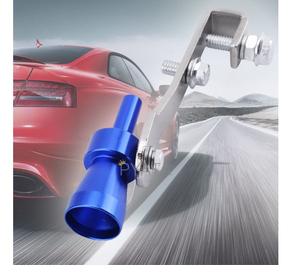 Автомобильный турбо звуковой свисток на выхлопную трубу Turbo Sound EL­1290 (S 1.0­1.6L) Синий
