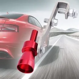 Автомобільний турбо звуковий свисток на вихлопну трубу Turbo Sound EL­1290 (S 1.0­1.6L) Червоний