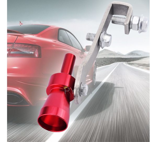 Автомобильный турбо звуковой свисток на выхлопную трубу Turbo Sound EL­1290 (S 1.0­1.6L) Красный
