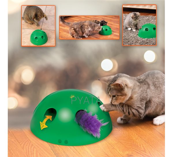 Інтерактивна іграшка для кішок Pop And Play Cat Toy зі звуком (211)