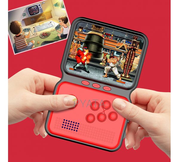 Портативная игровая приставка GAME BOX POWER M3 500 игр dendy 16bit Красный (В)