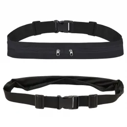 Сумка для бігу спортивний органайзер Go Belt з кишенями, Чорний