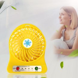 Настільний вентилятор Portable Fan, Жовтий