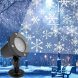 Лазерний вуличний проектор білих сніжинок новорічний Outdoor Lawn Snowflake Light