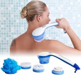 Массажная косметическая щетка для тела Spin Spa