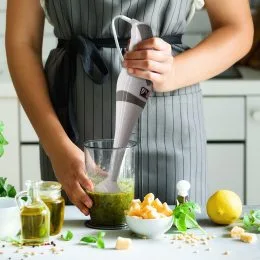 Блендер погружной Promotec Blender PM 586 300 Вт 2 скорости, Белый