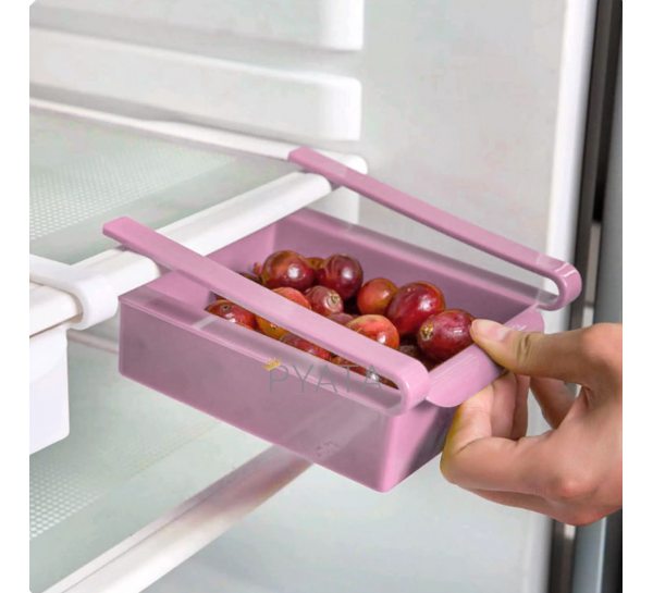 Підвісний контейнер для холодильника та будинку Refrigerator Multifunctional Storage Box, Рожевий