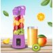 Портативный блендер - шейкер Smart Juice Cup Fruits USB для коктейлей и смузи 4 ножа, Фиолетовый