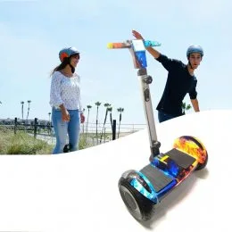 Гіроскутер Smart Balance A8 10" Вогонь та лід з ручкою