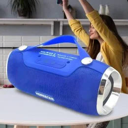 Бездротова портативна Bluetooth стерео колонка Hopestar H40 Синя