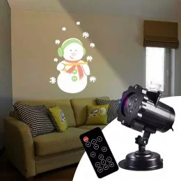 Проектор лазерный Laser Projector Lamp лазерная подсветка для дома, 4 картриджа