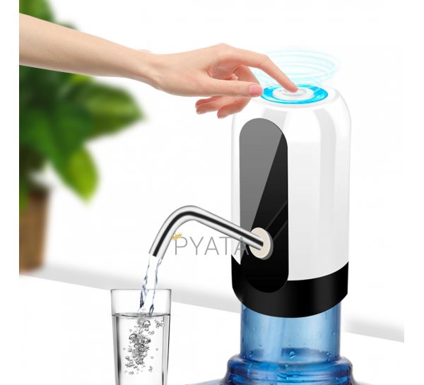 Электрическая помпа для воды Automatic Water Dispenser на бутыль, Белая