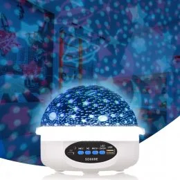 Нічник на поставці Зіркове небо RD-1000 SD008E, пульт/Bluetooth (259)