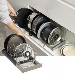 Органайзер для посуду розсувний Joseph Drawer A-529 30.5 - 56 см (509)