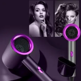 Професійний домашній фен Fashion hair dryer гаряче та холодне повітря, іонізація 2200 Вт