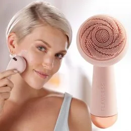 Силіконова щітка масажер для обличчя Finishing Touch Flawless Cleanse EL-2370 (237)
