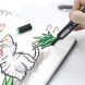Набір оригінальних двосторонніх скетч маркерів фломастерів для малювання Touch 168 шт (HA-226)
