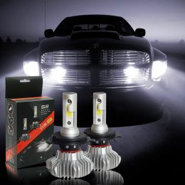 Светодиодные LED лампы S9 H7 для автомобиля 60W COB 12000lm (259)