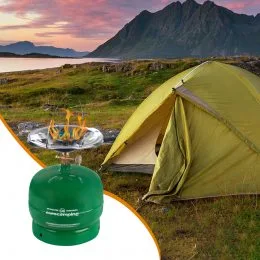 Туристичний латунний пальник EUROCAMPING Турист товщина металу 2.5мм, 5 л (JanS)